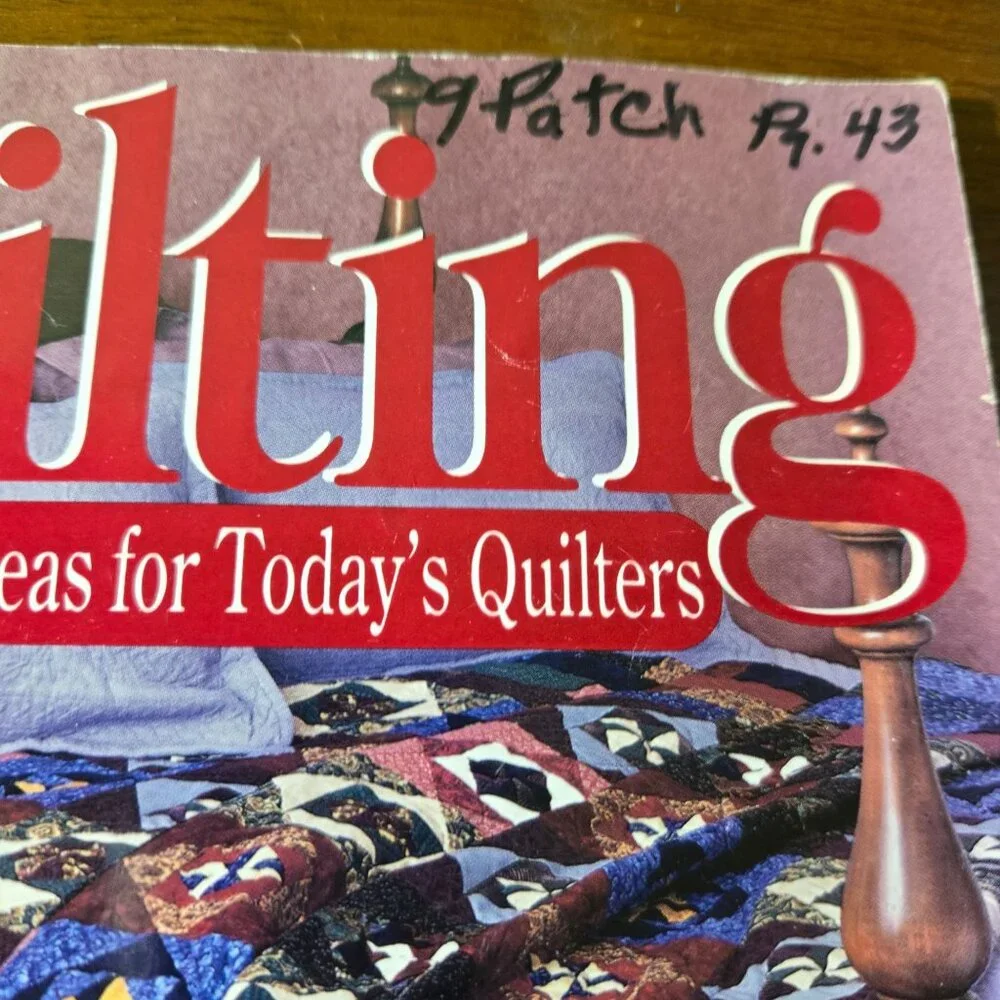 McCall's Quilting Magazines lot May 1994, Sept 1999 Feb 2000 Quick